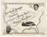 Christmas card Mid-South Airways and the Omlies 1931