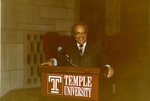 Dr. Benjamin Hooks at Temple University Graduation