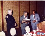Dr. Benjamin Hooks Accepting an Award from the New York City Police Department