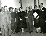 Walter White with Others Before His Address in Florida by E.F. Joseph