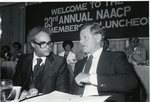 Dr. Benjamin Hooks and Senator Edward Kennedy at NAACP Luncheon