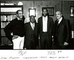Dr. Benjamin Hooks Meeting with Three Men by Keri Pickett