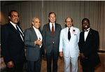 Dr. Benjamin Hooks with Vice President George H. W. Bush
