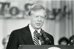 President Jimmy Carter speaking at the NAACP Annual Convention