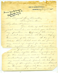 Letter to Elizabeth Avery Meriwether from John H. Reagan, 1884