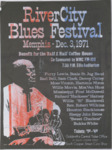River City Blues Festival program mockup, 1971