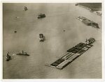 Mississippi River barges, Memphis, 1930