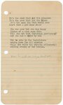 Untitled drinking song, c. 1940s