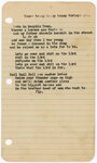 Untitled drinking song, c. 1940