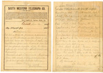 Civil War dispatch to G.B. Adamson, Jackson, Tennessee, November 12, 1864