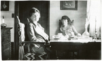 Ella Costillo Bennett and daughter, Mary L. Bennett, Los Angeles, California, 1930