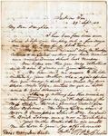 Letter: Robert J. Chester to Mary Jane Chester, 1840