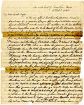 Letter: Robert J. Chester, Texas, to Elizabeth Chester, Tennessee, 1836