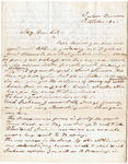 Letter: John Chester, Jackson, to Mary Jane Chester, Columbia, 1840