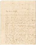 Letter: Elizabeth Chester, Jackson, to Mary Jane Chester, Columbia, 1841