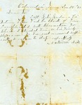 Note from Capt. G.W. Gordon's doctor, 1862 January 28