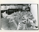 Food donations at Mason Temple, Memphis, 1968
