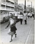 Picketers, Main Street, Memphis, 1968