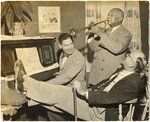 W.C. Handy and Berl Olswanger, Memphis, 1954