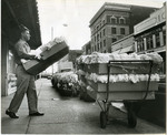 Cotton samples on Front Street, 1964