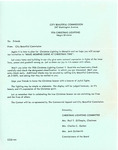 Memphis City Beautiful Commission Christmas Lighting Contest, Negro Division, letter, 1956