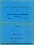 Leroy Pope School, Memphis, program, 1931