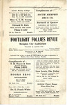 Footlight Follies Revue program, Memphis