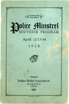 Police Minstrel program, Memphis, 1928