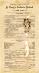 St. Mary's Catholic School, Memphis, commencement program, 1896