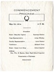 Byars-Hall School, Covington, Tennessee, commencement program, 1916