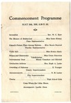 Byars-Hall School, Covington, Tennessee, commencement program, 1919