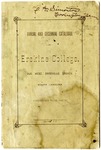 Erskine College, Due West, South Carolina, Annual Catalogue, 1889