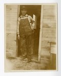 Man at railroad yard near Meridian, Mississippi