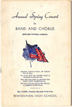 Whitehaven High School, Memphis, Annual Spring Concert program, 1944