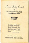 Whitehaven High School, Memphis, Annual Spring Concert program, 1948