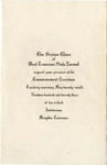 Commencement Invitation, West Tennessee State Normal School, Ellen Davies, 1923