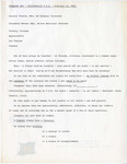 Speech, Ellen Davies-Rodgers, 1960