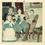 Hillman and Ellen-Davies Rodgers with young children, 1966