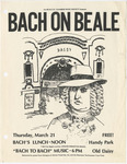 Flyer, "Bach on Beale," Memphis, TN, March 21