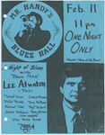 Flyer, “A Night of Blues with 'Blues Man' Lee Atwater,” Memphis, TN, February 11