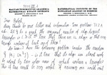 Correspondence, P. Erdős to R. Faudree, 1979 August 2