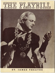 St. James Theatre, playbill, New York, New York, 1937