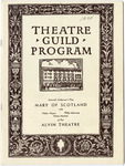 Theatre Guild, Alvin Theatre, program, New York, New York, 1934