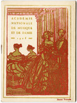 Académie Nationale De Musique Et De Danse, program, France, 1925