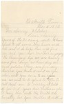Letter to Harry Fletcher from Oakville, Tennessee, 1913 November 5
