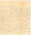 Letter to Harry Fletcher from Lovedae, circa 1910s