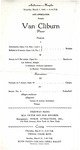 Program: Van Cliburn, Memphis, 1960