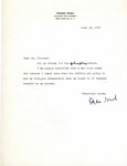 Letter: Ogden Nash to Paul Flowers, 1957