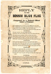 Reply to the Bonnie Blue Flag song sheet
