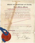 Commission appointing G. W. Gordon commissioner for Missouri, 1873